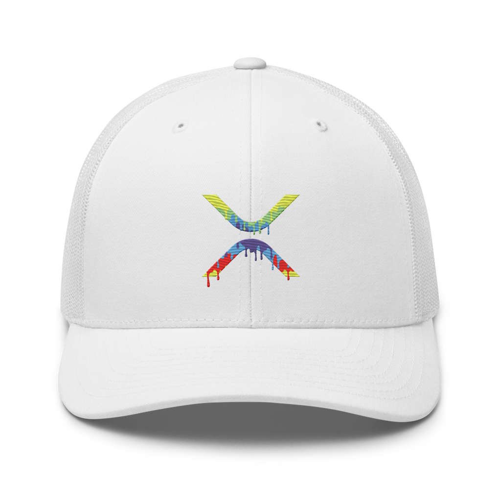XRP Paint Drip Trucker Hat
