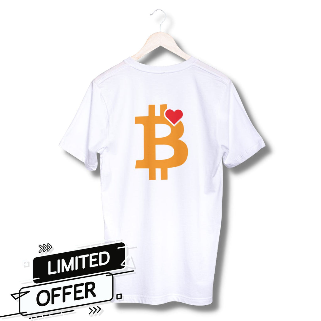 Bitcoin Logo w/ Heart t-shirt