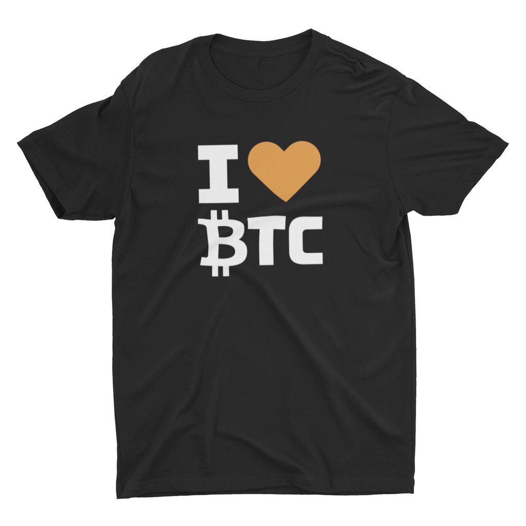 I <3 BTC Crypto T-shirt